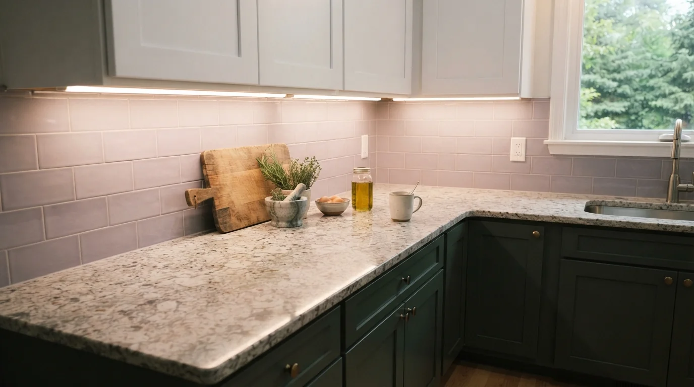 Hardwired LED strip lighting kitchen counters in Grand Rapids