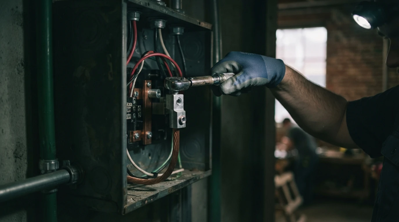 Listed aluminum-to-copper connector installed in Grand Rapids