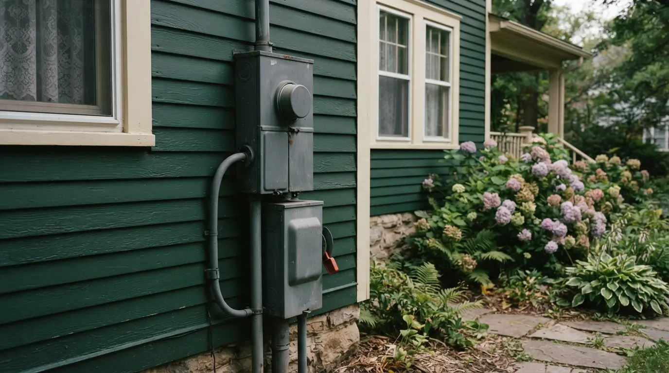Outdoor emergency disconnect on a Grand Rapids home
