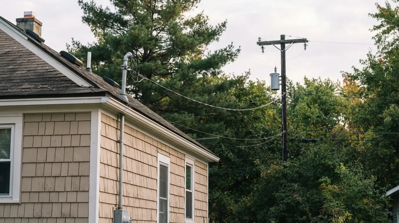 Service drop and neutral connection checked for flicker in Grand Rapids