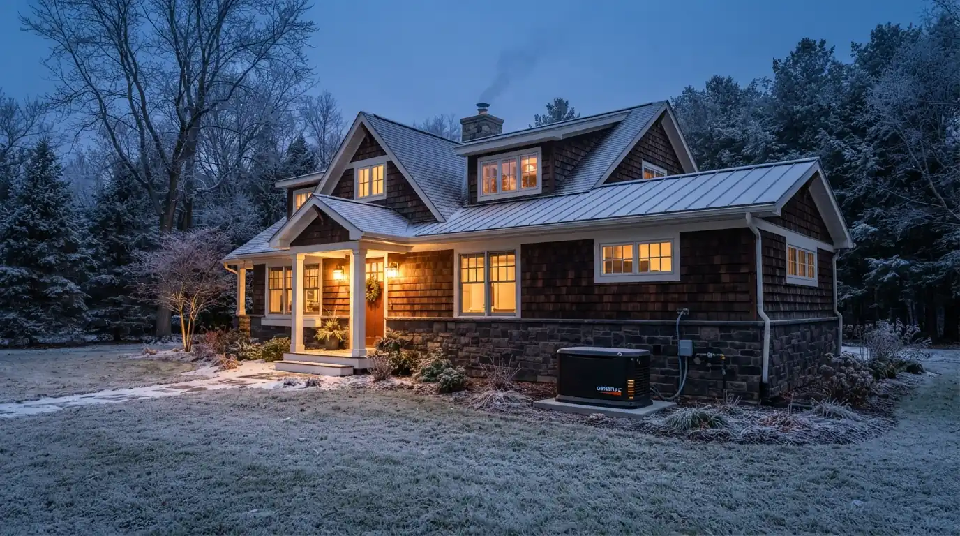Grand Rapids home prepared for winter with a standby generator