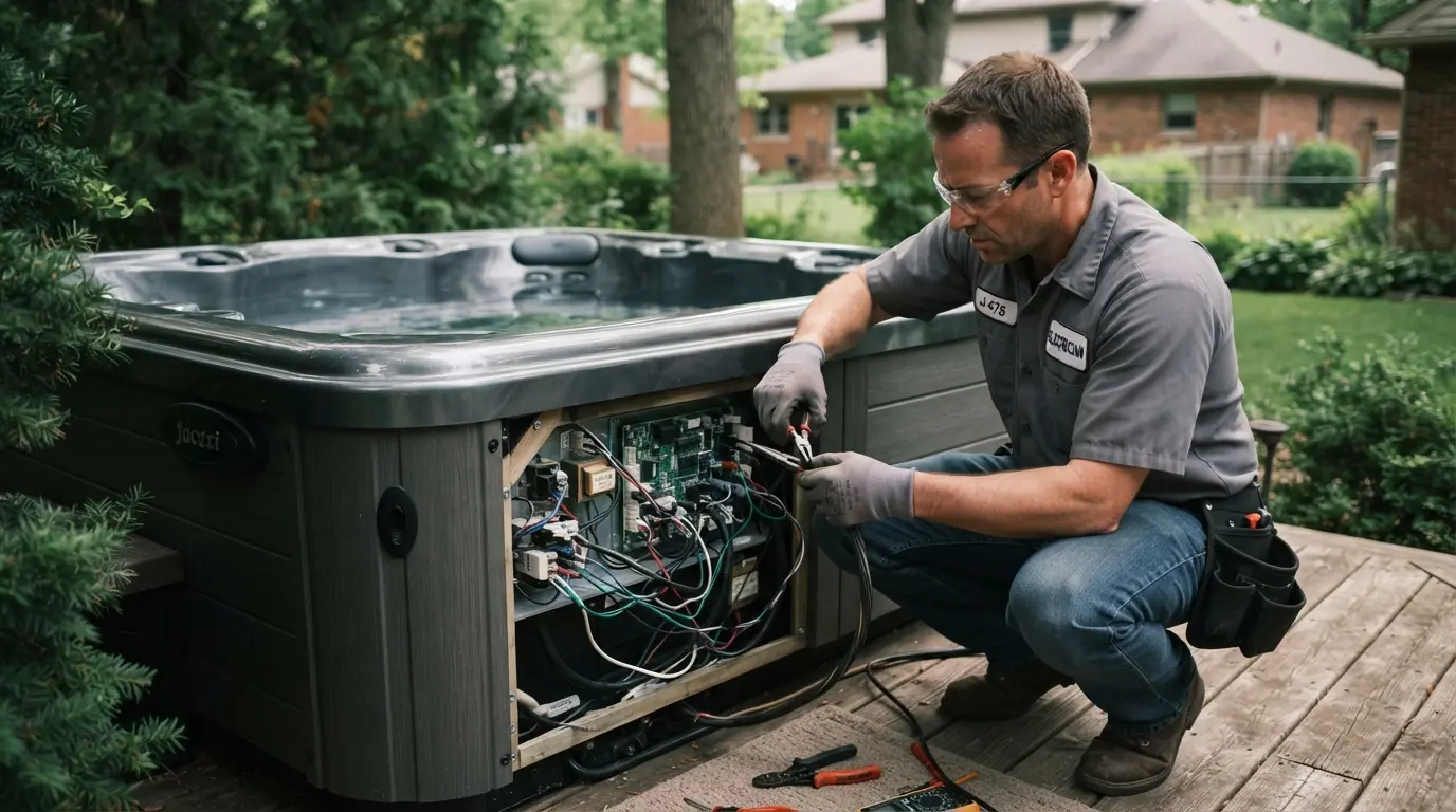 Hot tub control pack wiring in Grand Rapids