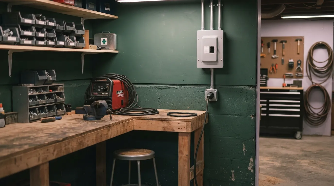 Welder circuit and garage subpanel installed in Grand Rapids