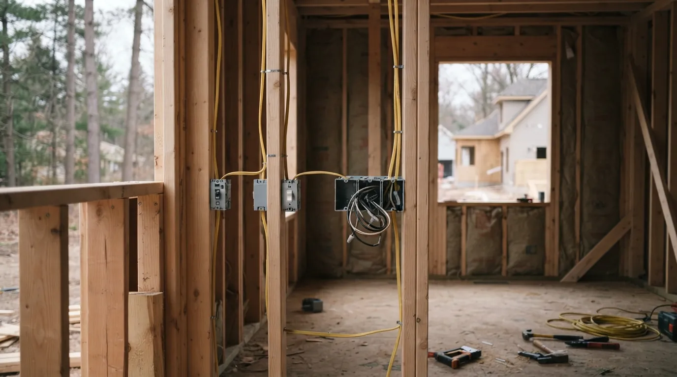 Addition rough-in wiring in Grand Rapids