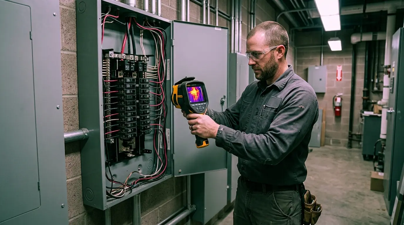 Infrared scan of a commercial panel in Grand Rapids